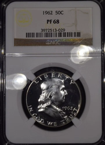 1962 Franklin Half Dollar "NGC PF68"