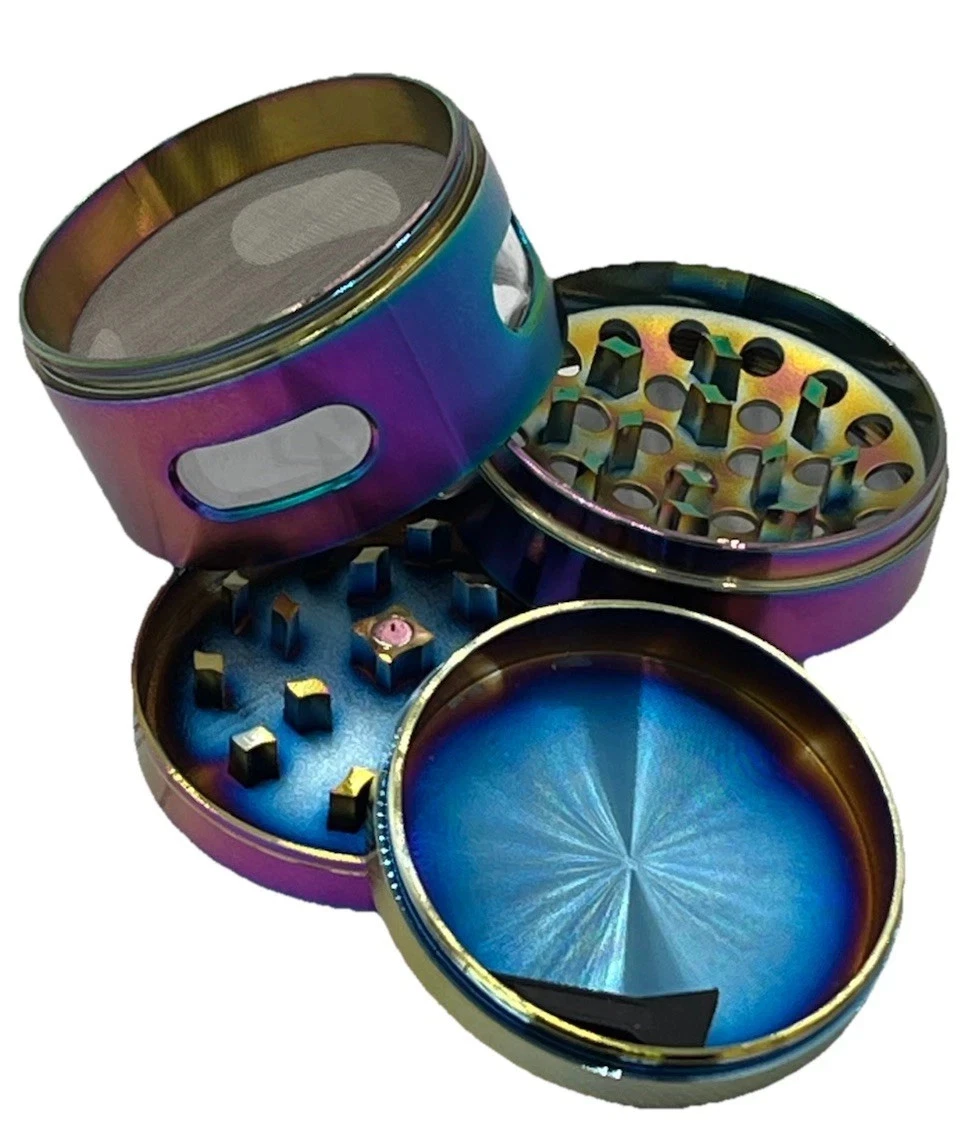 Chromium Crusher 63MM 4 Piece Tobacco Spice Herb Grinder - Rainbow
Opens in a new window or tab