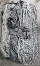Military Army 5 Piece Modular Sleeping Bag Sleep System - MSS - ACU Sleep System