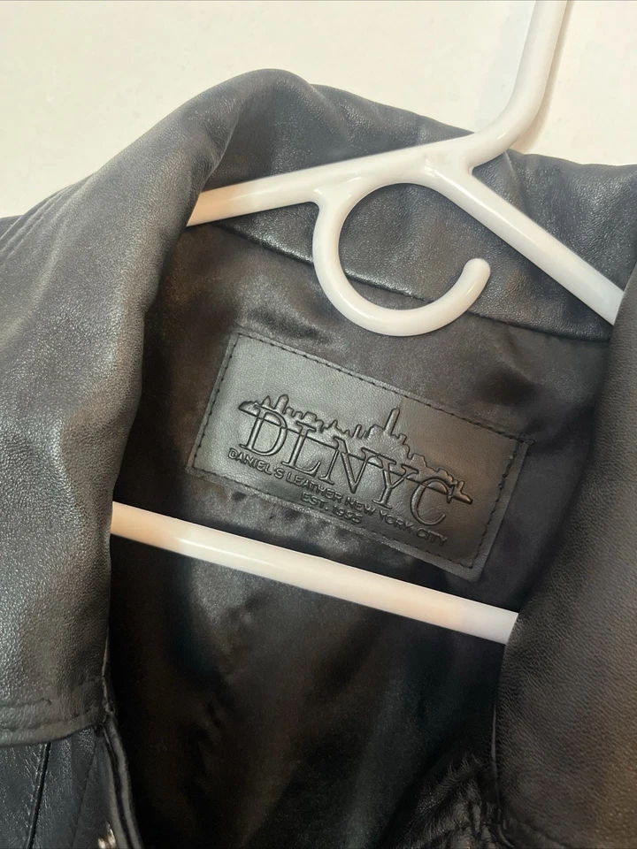 DLNYC Daniel Leather Jacket Men’s Size M Black Leather - Image 2 of 4