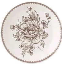 Four (4) Pioneer Woman  ~ Stoneware ~ AGATHA BROWN ~ 7" Appetizer Plates (2)