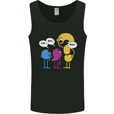 Stop Wait What Lustig Englisch Lit Satzzeichen Herren Tanktop