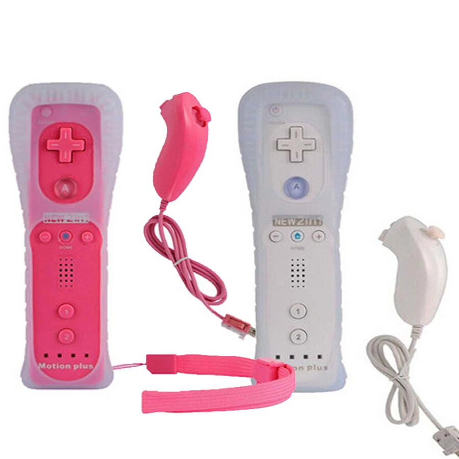2 PACK Remote + Nunck (White+ Pink)