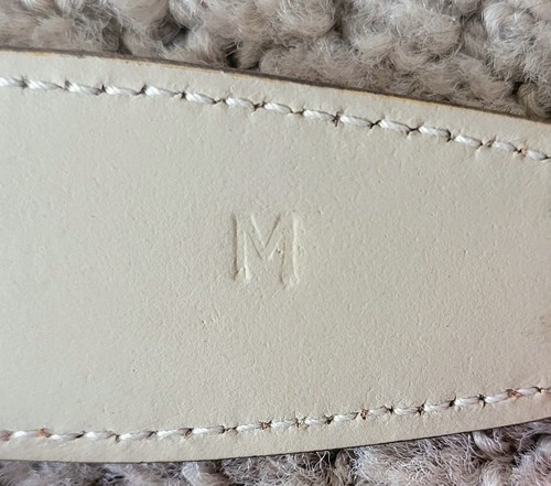 AUTHENTISCHE SALVATORE FERRAGAMO LOGO LEDER GÜRTELBOX GEBRAUCHT BEIGE - Bild 12 von 13