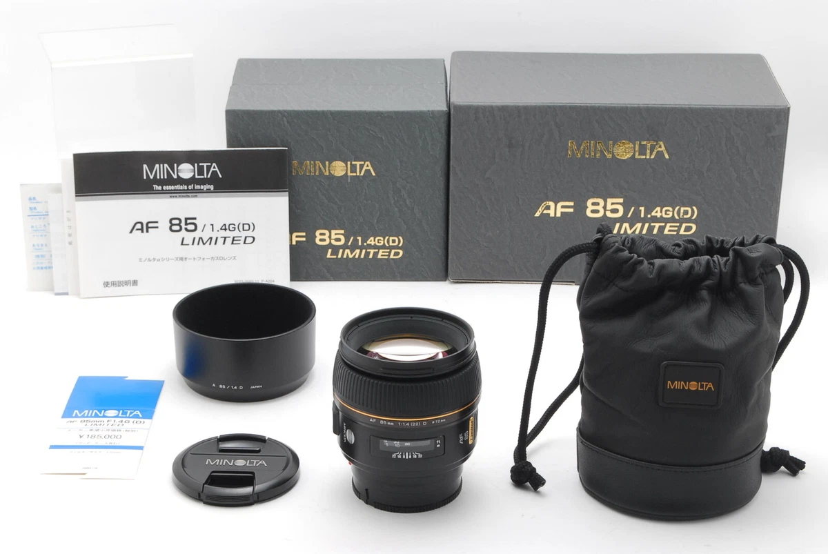 Top Mint in Box]MINOLTA AF 85mm f/1.4 G (D) Limited Lens SONY A