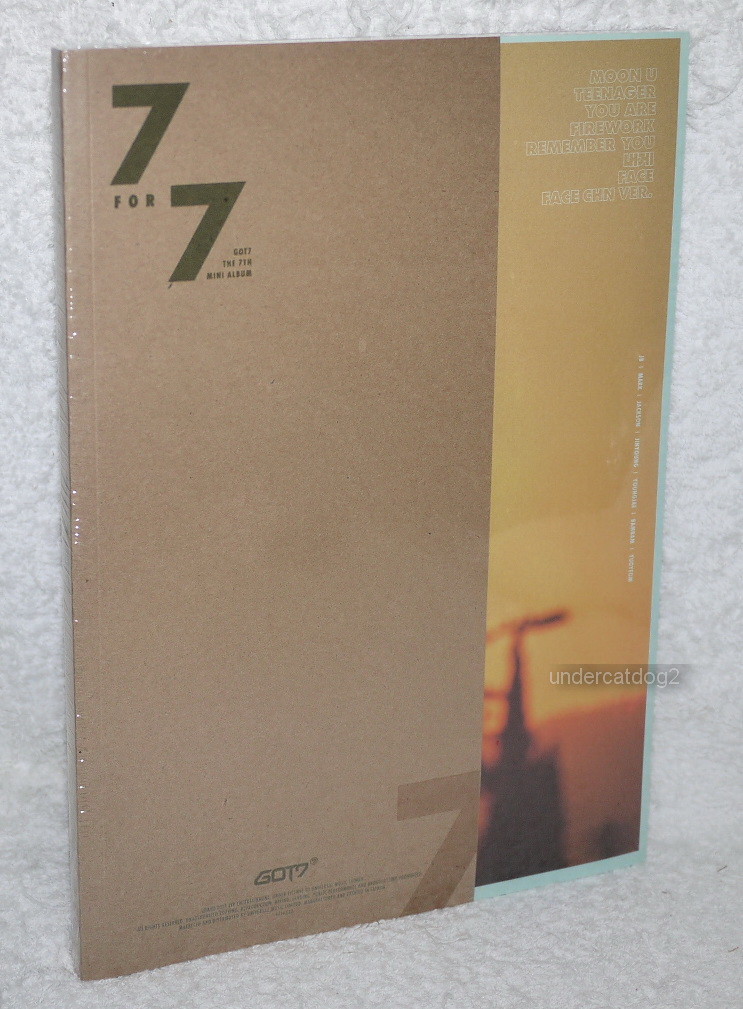GOT7 7 for 7 2017 Taiwan Ltd CD+116P+3 Cards (w/bonus Mandarin