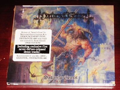 Nocturnal Graves: Satan's Cross CD 2017 Bonus Tracks Season Of Mist Digipak NEW