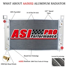 3 Row Aluminum Radiator For 1999~2012 Chevy Silverado 1500 2500 Tahoe 28" CORE