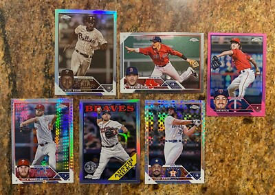 2023 Topps Chrome Parallels, Inserts, X-Fractors! You Pick! 11/15 Price Drop!