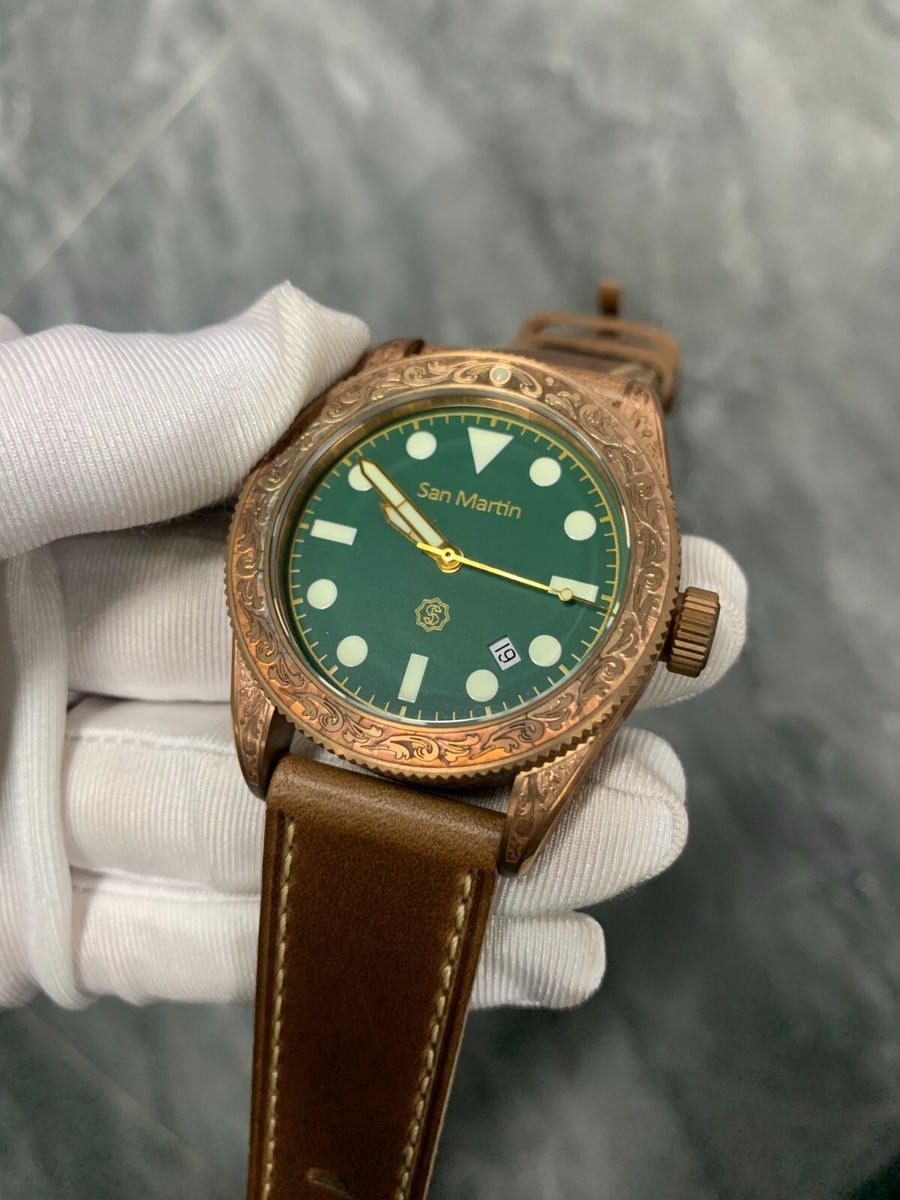 san Martin limited edition Solid Bronze PT5000 Automatic
