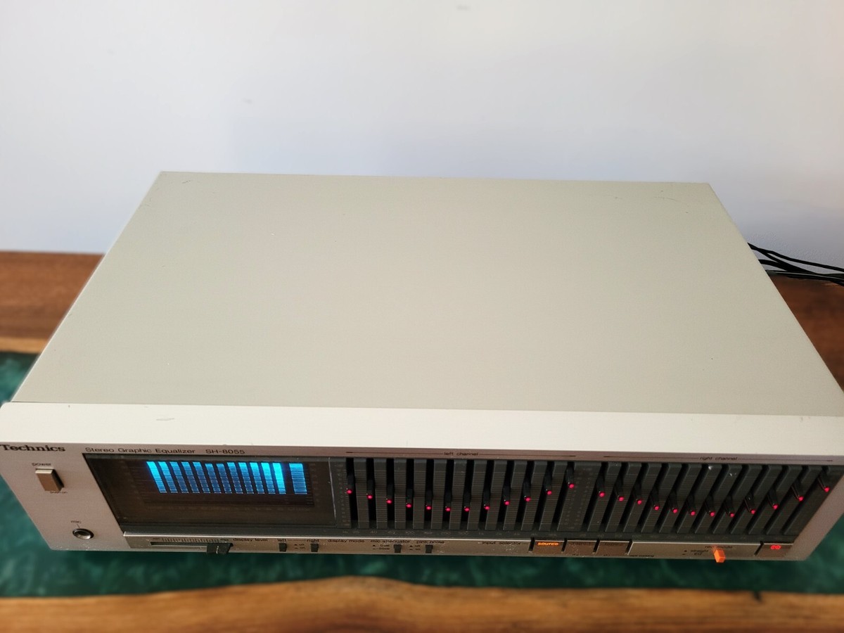 Technics SH 8055 Stereo Graphic Equalizer 12 Band/CH Vintage Technics SH 8055 Stereo Graphic Equalizer 12 Band/CH Vintage