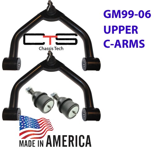 L Chevy GMC Silverado Sierra 1500 Lifted Tubular Upper Control Arms