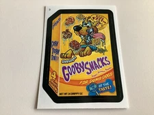 SCOOBY DOO SNACKS 2006 TOPPS WACKY PACKAGES PARODY CARD, GOOBY SNACKS #3 NM