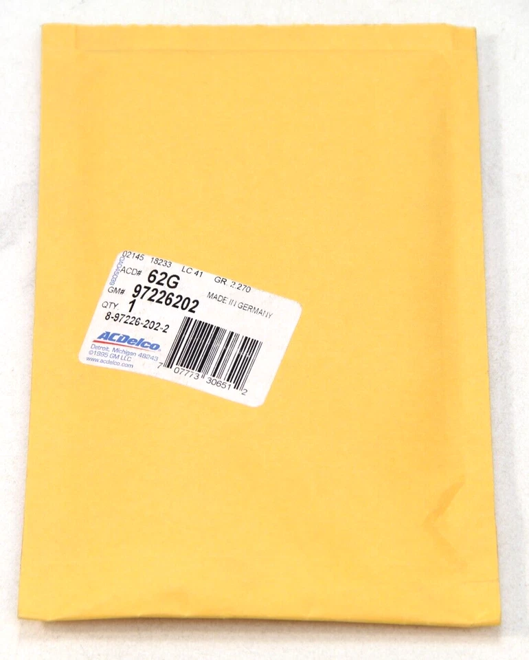 (9) Plugue de incandescência diesel original do fabricante 62G/97226202 01-04 Chevy GMC LB7 Duramax 6.6L - Imagem 2 de 2