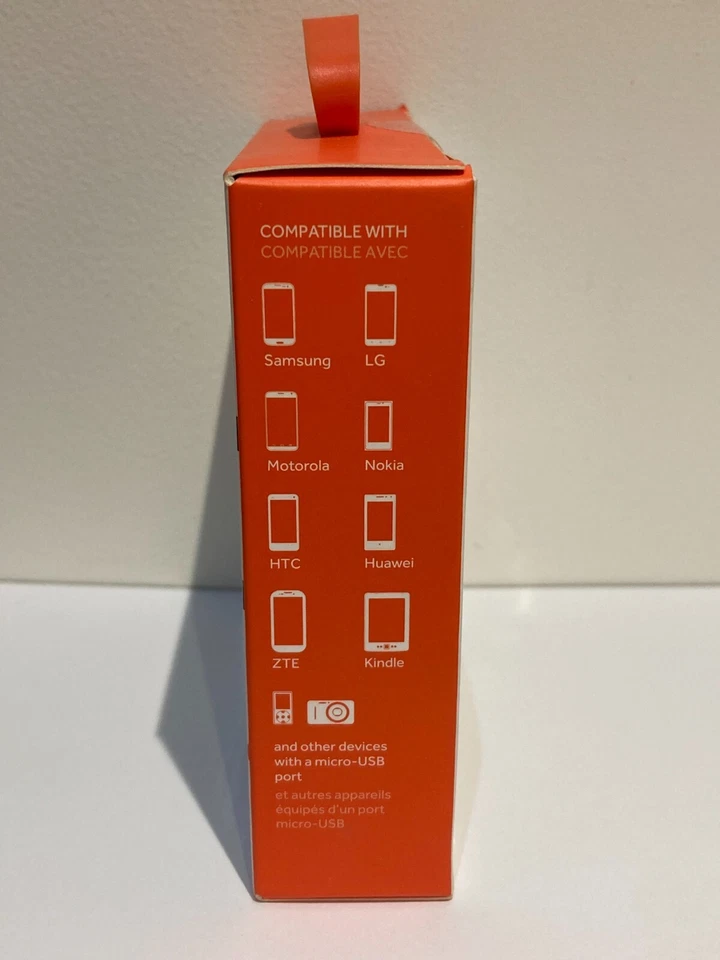 Cable de sincronización de carga genuino Griffin 0,9 m 3' cable micro USB a USB - negro Foto 3 de 4