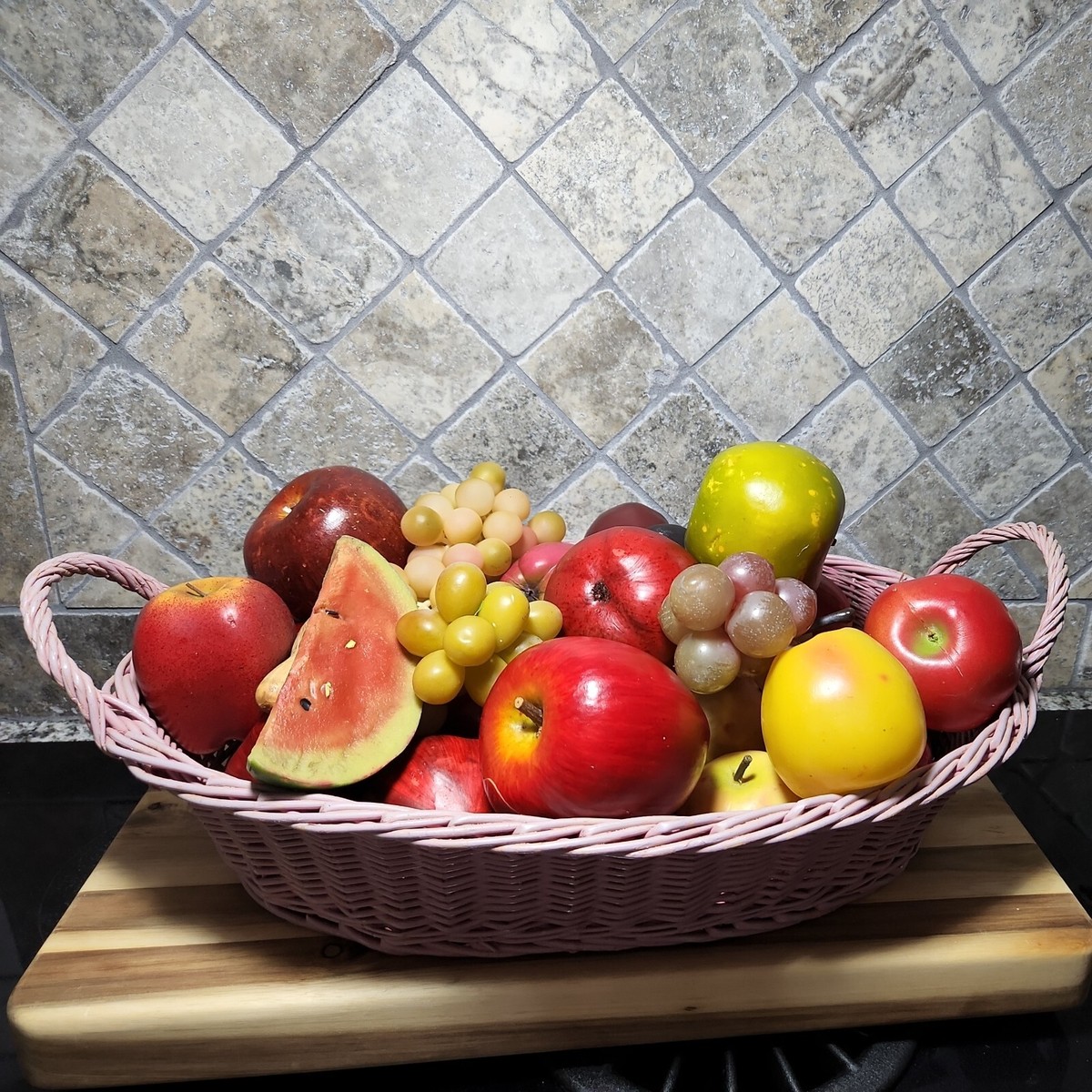 Vtg 30 Vintage Faux Artificial Fruit & Vegetable in 13