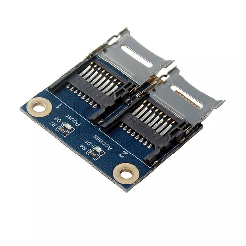 Mini pci-e to 2 TF adapter card USB 2.0 based PCI Express Half-Mini Card - Picture 7 of 10
