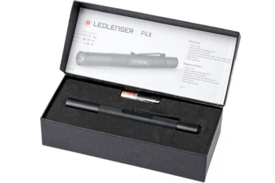 LED LENSER LEDLENSER P4X Penlight Mini Stift Stab Taschenlampe AAA 500747 120lm GeschenkBox