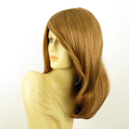 Perruque femme mi longue blond foncé cuivré ref TARA en G27 - Picture 2 of 8