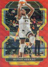 2022 Panini Prizm WNBA RUTHY HEBARD #4 RED RUBY WAVE PRIZM SKY