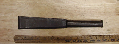 Vintage Unbranded 2lbs.7.6 oz All Steel Bevel Edge Chisel,2-1/16'' X 12-7/8'',VGC