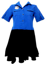 Womens Police Dress Uniform Halloween Costume Cop Jail Jrs S Misses XS