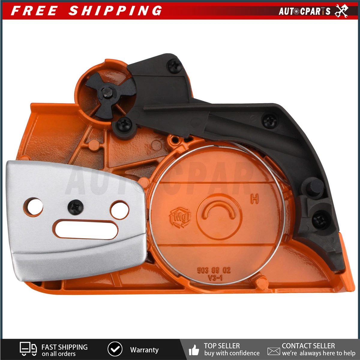 New Chainsaw Chain Brake Clutch Side Cover For Husqvarna 340 345