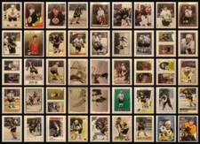 Ray Bourque NHL Ultimate Hockey Stickers Lot Set of 45 Bruins Hall of Fame