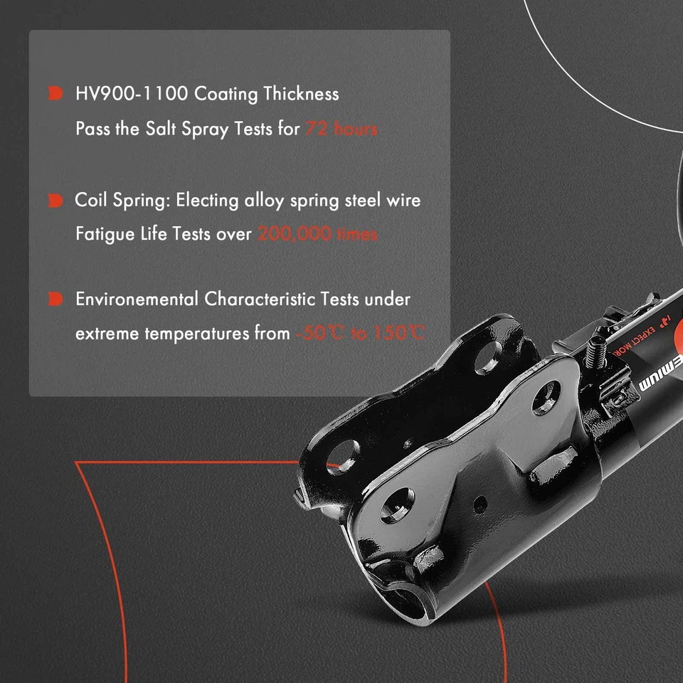 2x Strut and Coil Spring Assembly Front for Mitsubishi Outlander 2007-2009 3.0L - Image 4 of 4