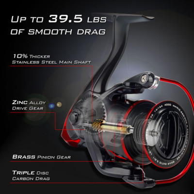 KastKing Sharky III 2000 5.2:1 11 BBs Saltwater Fishing Reel