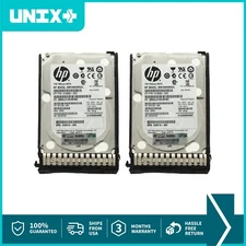 Lot of 2 HP 1TB SATA 614829-003 2.5 Enterprise Hard Drive for HP Server