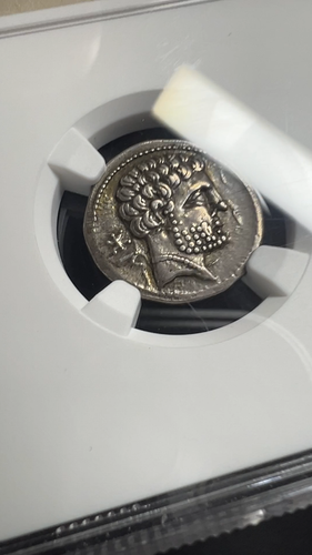 Spain, Bolscan (Osca), 2nd-1st Centuries BC, AR Drachm-Denarius, NGC XF - Video 1 of 1
