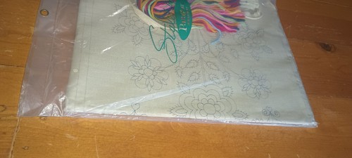 Paragon Crewel Stitchery "Blumentopf" Kissen-Set #0756 BoHo-Stil 100 % Wolle - Bild 12 von 20
