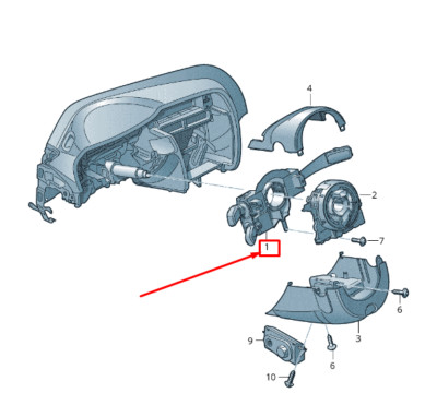 Original Audi A5 8T Lenkstock Mehrfachschalter 4G8953502T4PK BRANDNEU OEM