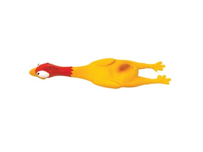 chicken squeaky dog toy
