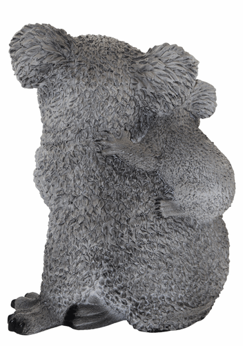 Figura Decorativa Koala Oso Con Bebé Colección Castagna De Resin H 23 CM - Imagen 5 de 5