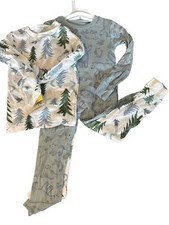 Carter's Toddler Boys Polar Bears Penguins 4 Piece Pajamas Set 5T Just One You