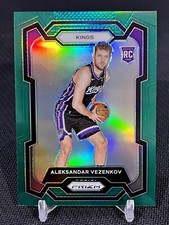 2023-24 Prizm Basketball Green Aleksandar Vezenkov Kings Rookie RC #281