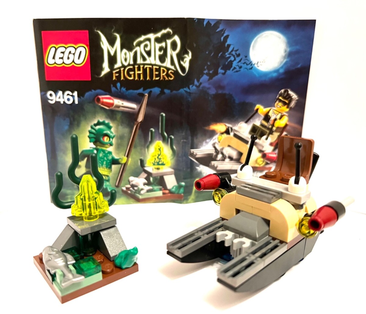 Lego Monster Fighters 9461 The Swamp Creature no Minifigures with  instructions
