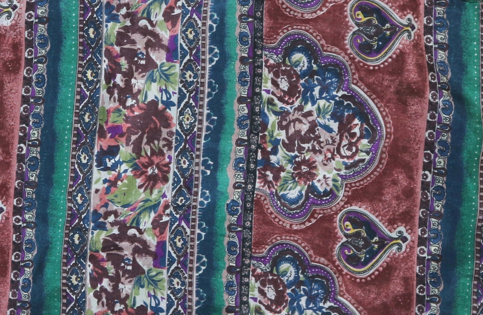 ADRIAN Multicolor Print Rectangular Silk Scarf 14… - image 8