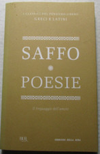 Libro Saffo Poesie Classici Pensiero Greci Latini Corriere della sera __SC
