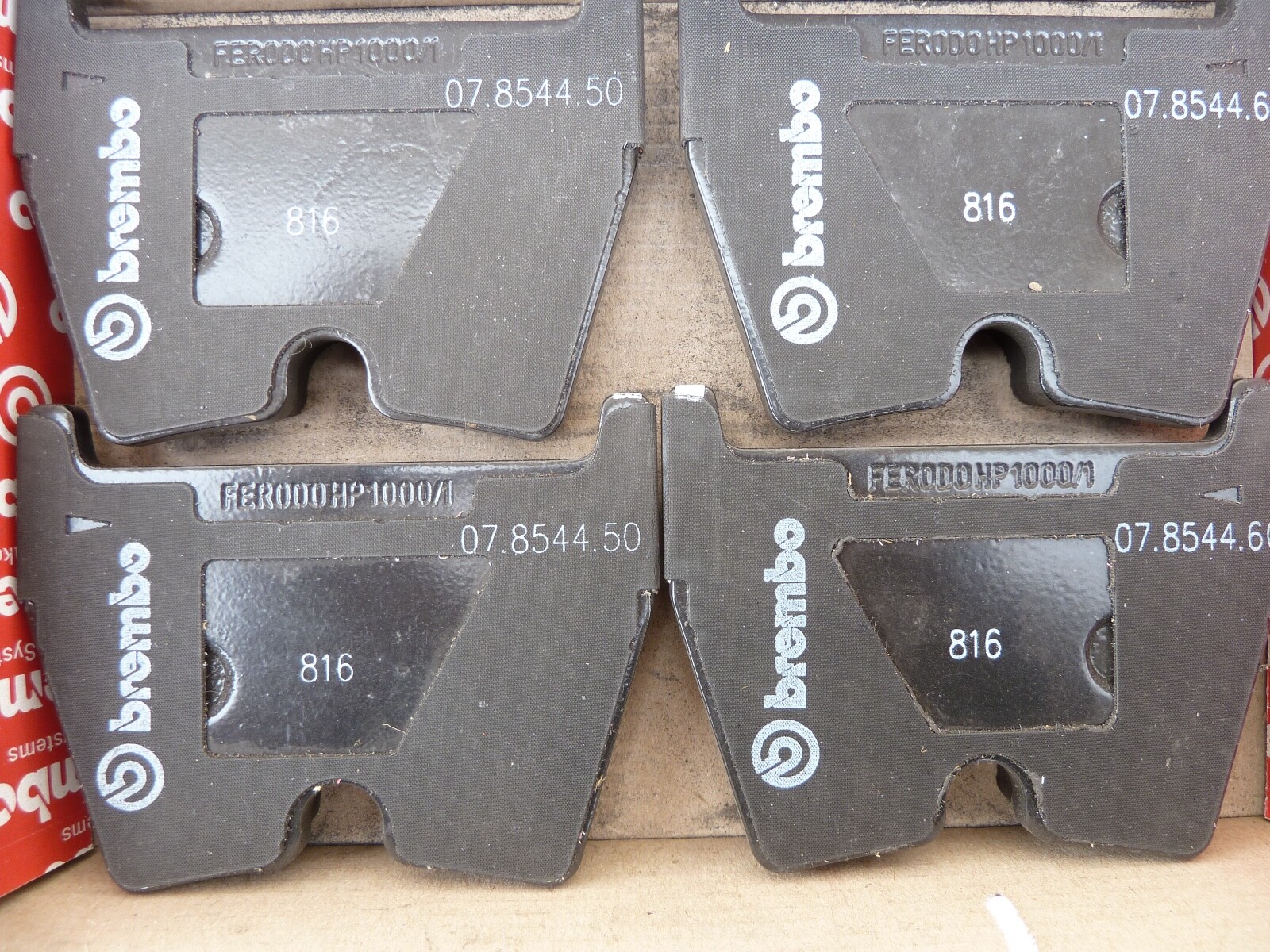 NEW 04-2008 Lamborghini Gallardo Factory BREMBO Front Brake Pad Kit 