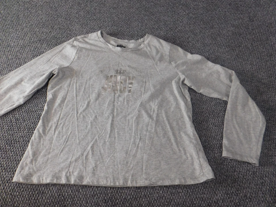 Sonoma Womens Sweater Medium Gray Zip cotton classic outdoors casual - Image 2 of 4