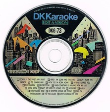DK KARAOKE DKG-73 - ORIGINAL EDIT-A-VISION CD G - OUT OF PRINT  