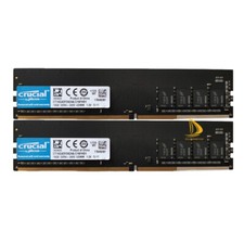 Crucial 2x 16GB 1RX8 PC4-2400T DDR4 19200MHz 288Pin UDIMM Desktop Memory RAM