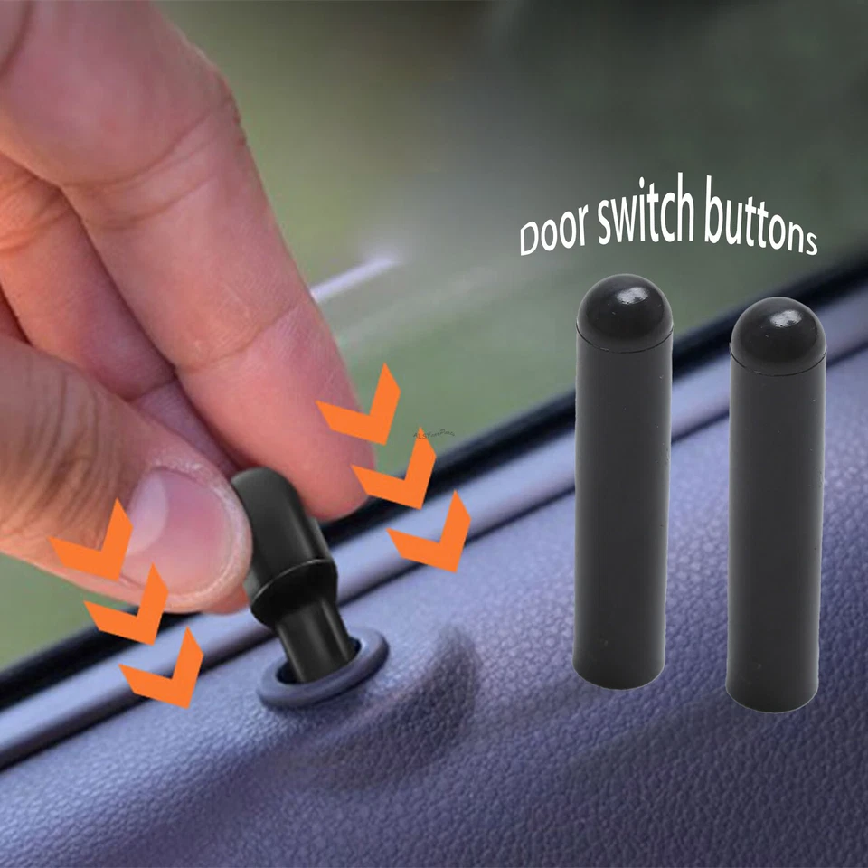 PULL KNOB Fit FOR Ford Car Truck SUV Front / Rear / Right / Left Black Door LOCK Foto 4 de 4