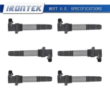 For 2002-2005 Land Rover Freelander 2.5L V6 Set of 6 Ignition Coil  IRONTEK