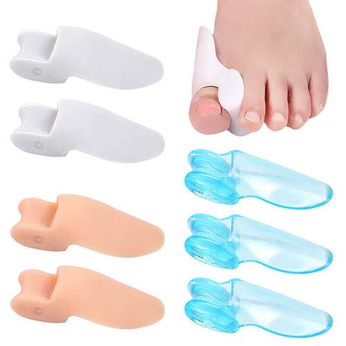 1 Pair Silicone Gel Bunion Toe Corrector Orthotics Straightener Separator Pain . - Bild 3 von 15