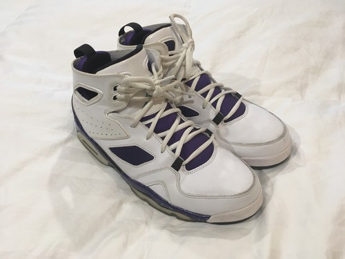 Nike Jordan Fight Club'91-perfecto Estado-MEN 'S 10-Blanco/Nuevo Esmeralda  Uva-Negro | eBay
