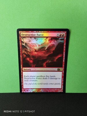 FOIL Destructive Force / Destruktive Kraft - MTG Magic